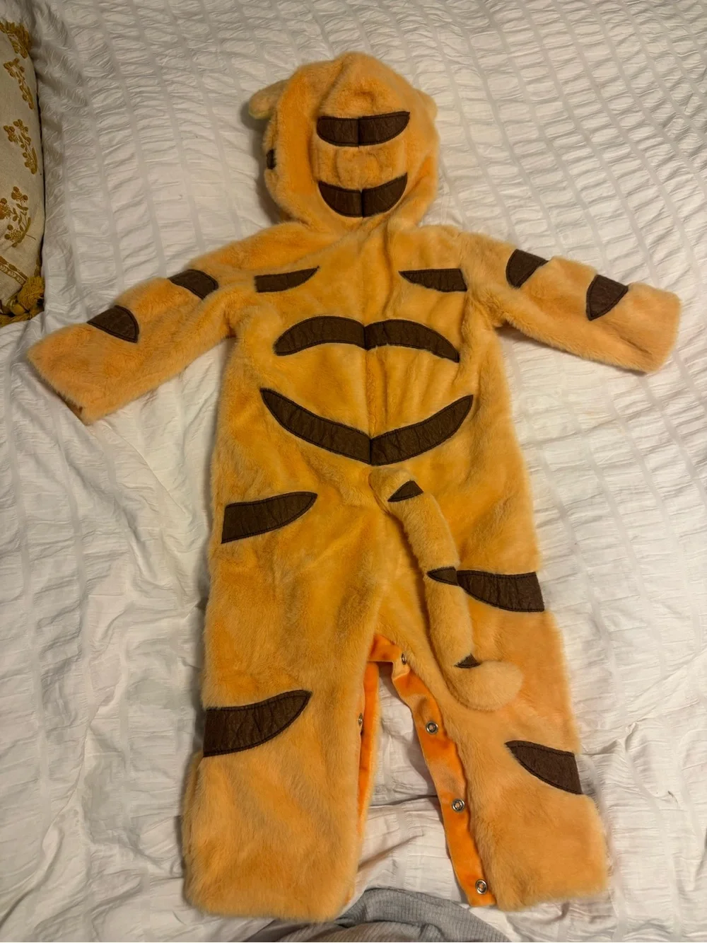 Pottery Barn Kids Orange and Yellow Tigger Plush Hooded Toy